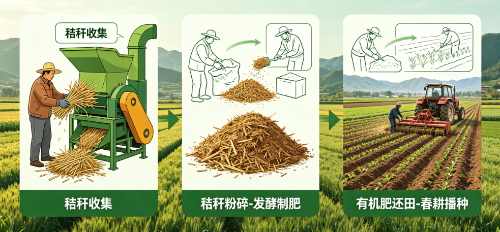 京郊秸秆“变废为宝” 绿色循环赋能春耕